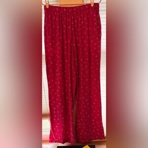 Women's Red Pajama Pants
